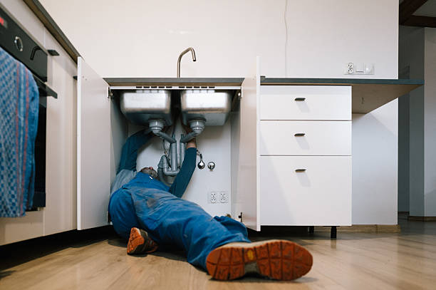 Professional Leak Detection technician working in Burlington, CT